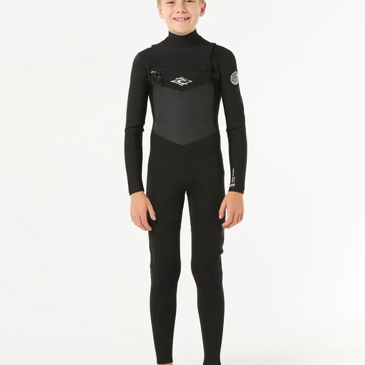Rip Curl Kids Wetsuits Junior Dawn Patrol Chest Zip 4/3 Fullsuit