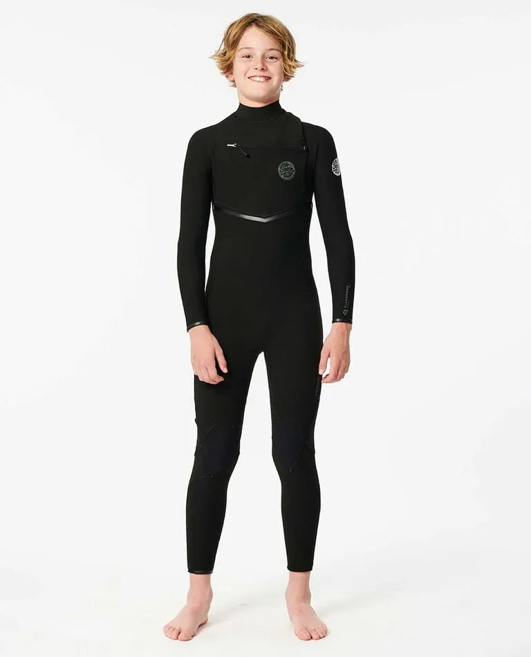 Rip Curl Kids Wetsuits Flashbomb 4/3 Chest Zip Fullsuit