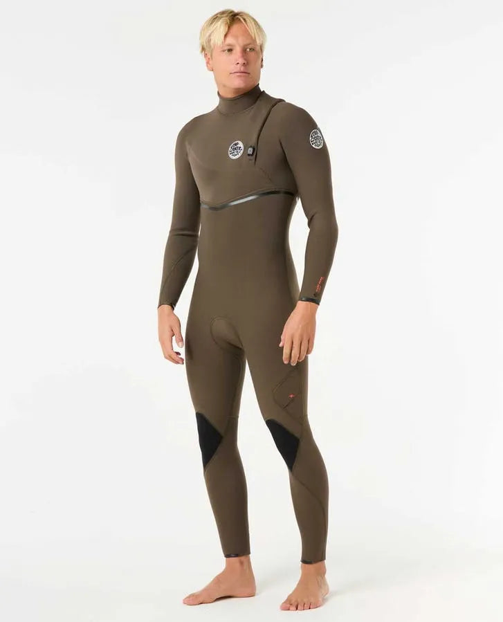 Rip Curl Mens Wetsuits E7 Flashbomb 3/2 Zip Free Fullsuit