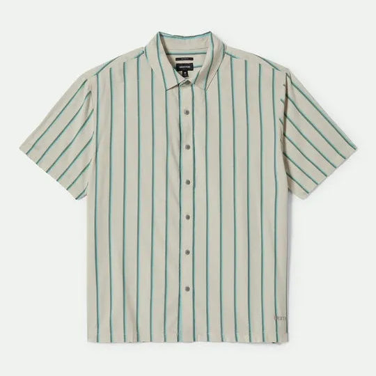 Brixton Mens Woven CRU Stripe Relaxed