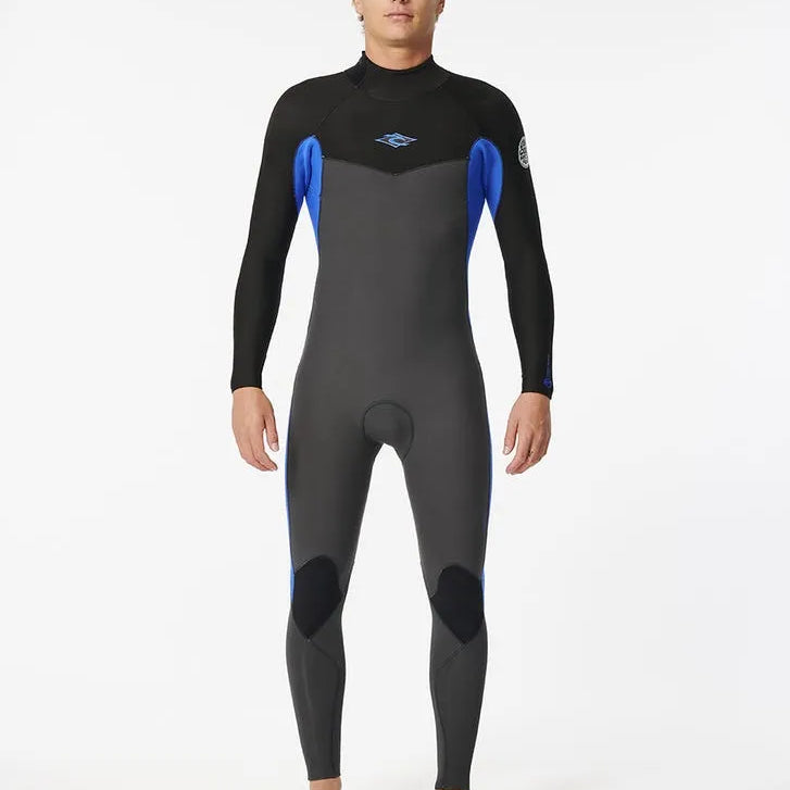 Rip Curl Mens Wetsuit Dawn Patrol 4/3 Back Zip Fullsuit
