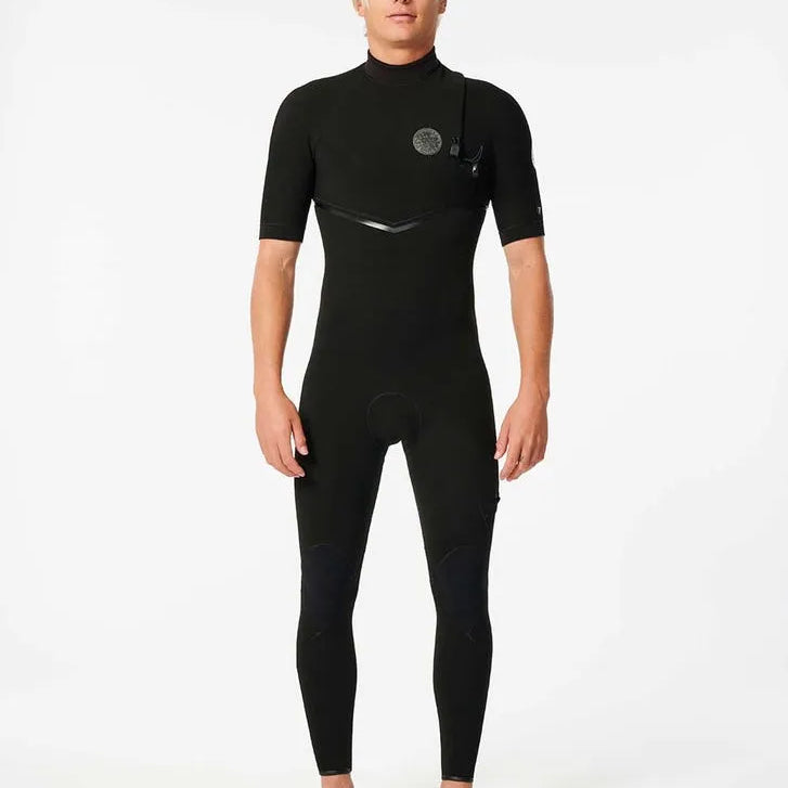 Rip Curl Mens Wetsuits E7 E-Bomb Zip Free 2/2 Short Sleeve Wetsuit