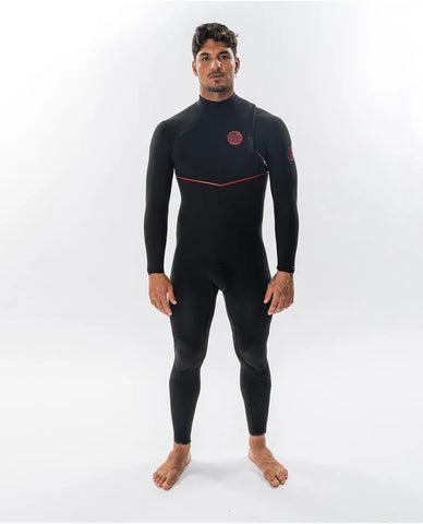 Rip Curl Mens Wetsuits Flashbomb Fusion 4/3mm Zip Free Fullsuit