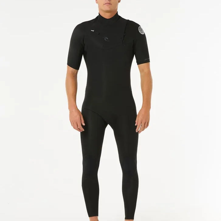 Rip Curl Mens Wetsuits Dawn Patrol 2/2 Short Sleeve Chest Zip Wetsuit