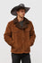 Brixton Mens Jacket Wallace Sherpa Lined Corduroy