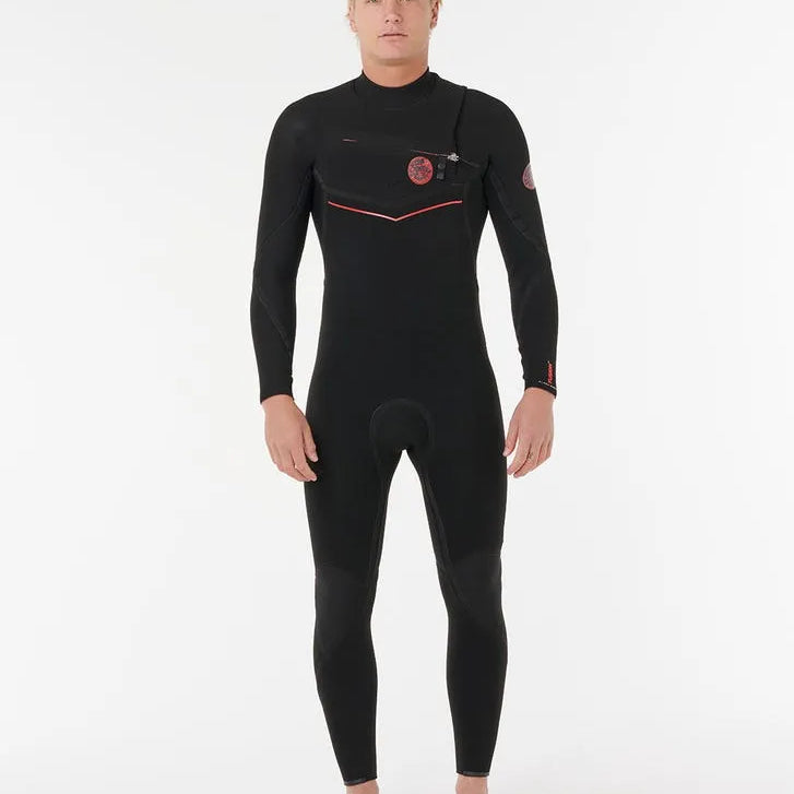 Rip Curl Mens Wetsuits Flashbomb Fusion 4/3mm Chest Zip Fullsuit