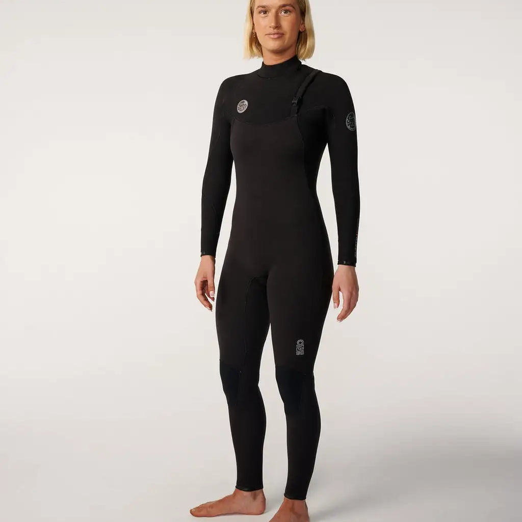 Rip Curl Womens Wetsuits Elasto 4/3 Zip Free Fullsuit
