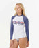 Rip Curl Womens Rashguard Waikiki Waves UPF50 Long Sleeve