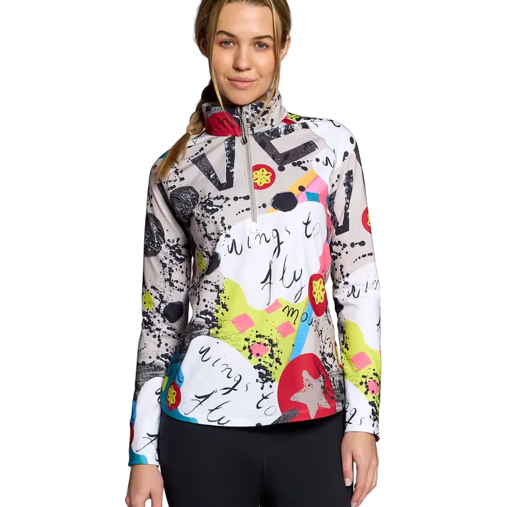 Obermeyer Womens Base Layer Oly 1/4 Zip Baselayer Top