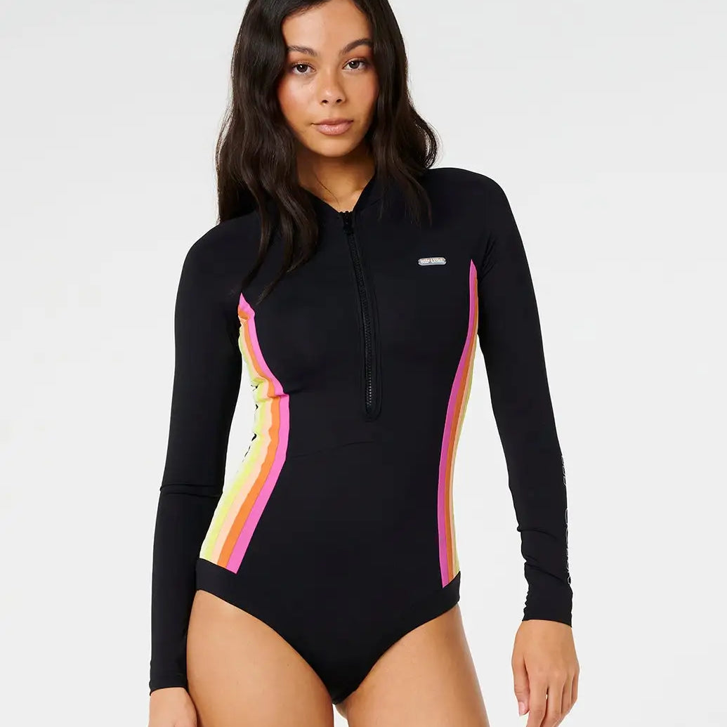 Rip Curl Womens Swimsuit Surf Stripe UPF Surf Suit