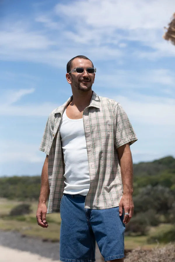 Rhythm Mens Woven Check