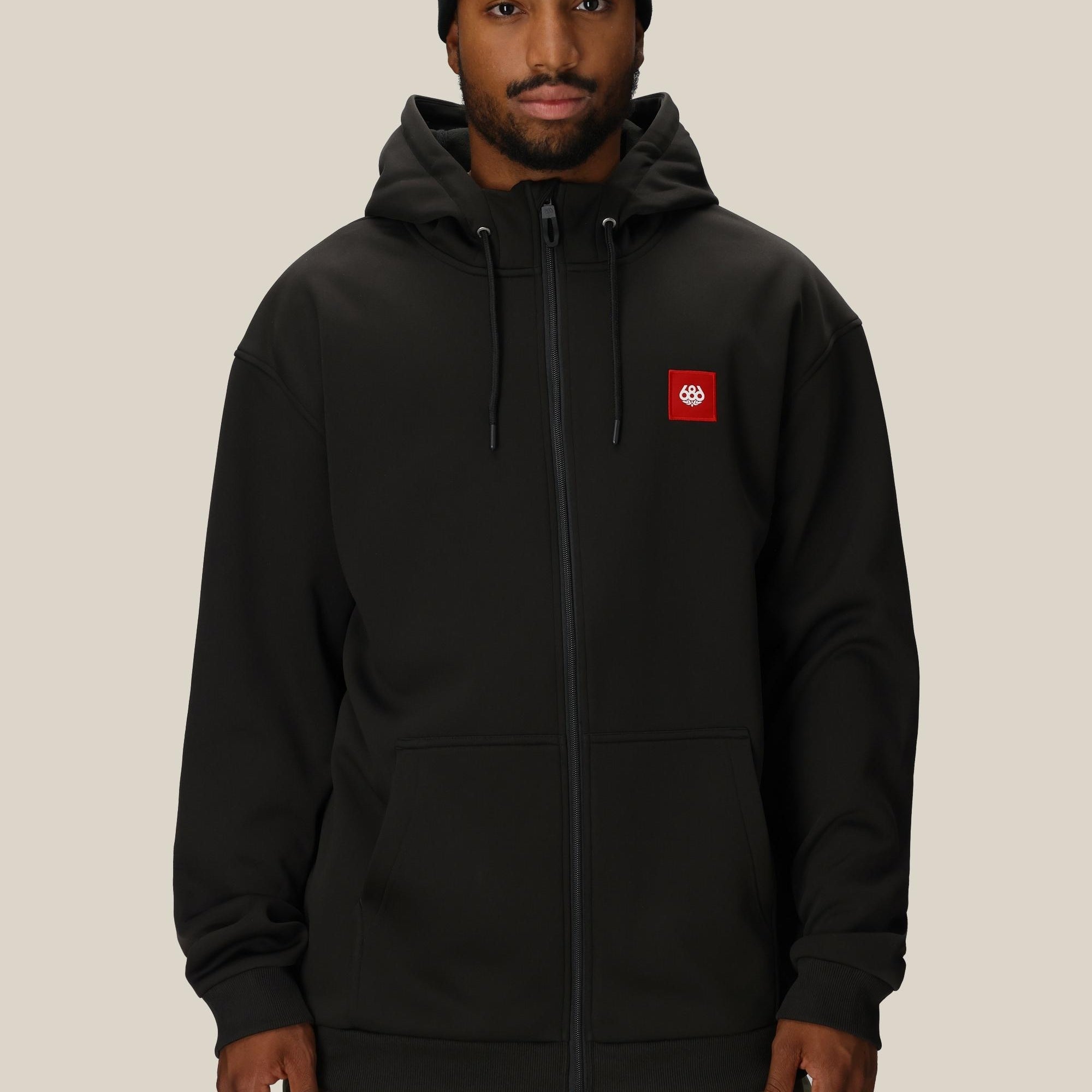 686 Mens Snow Layers Bonded Fleece Zip Hoody