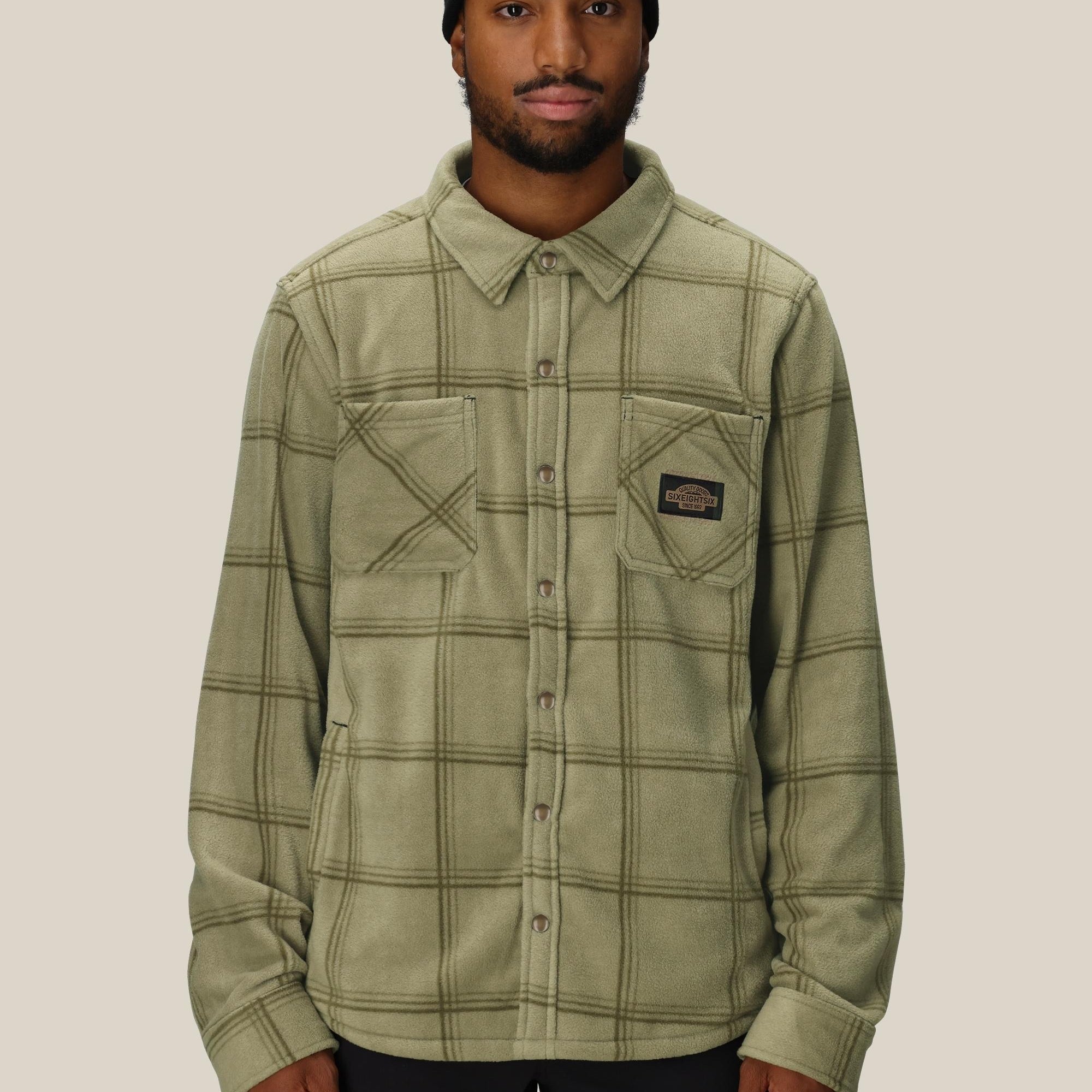 686 Mens Snow Layers Sierra Fleece Flannel