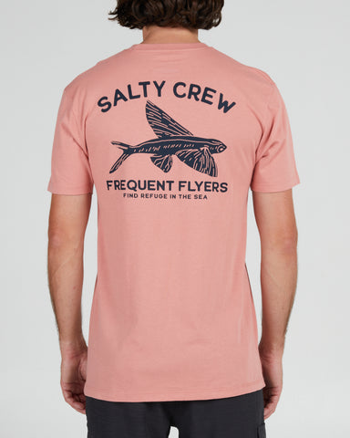 Salty Crew Mens Shirt Frequent Flyer Premium Tee