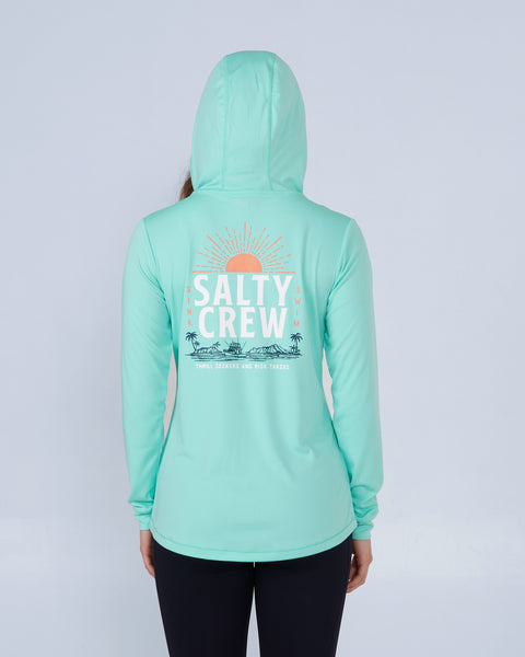 Salty Crew Womens Shirt Cruisin Hooded Sunshirt