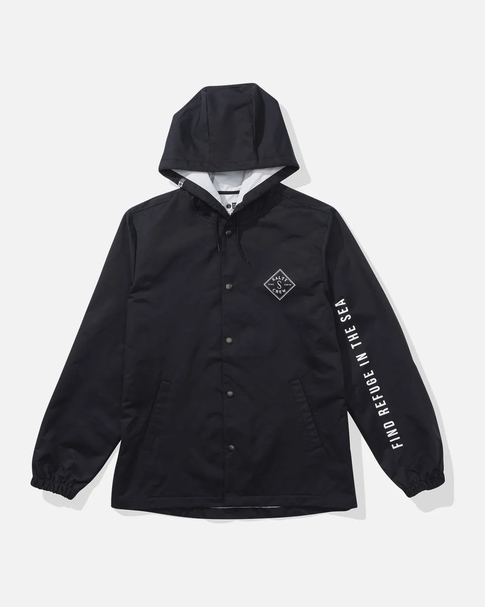 シャツ NITROW S/S TRACK SNAP JACKET SIZE M NW023-TU01 Salty Crew Mens Jacket Tippet Snap – Hansen Surfboards