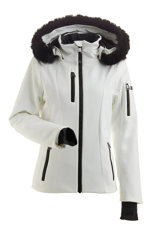 Nils Womens Snow Jacket Lillehammer Faux Fur