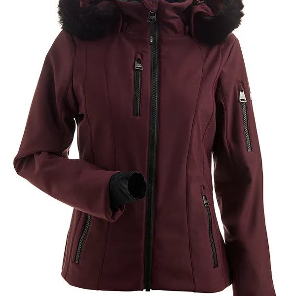 Nils Womens Snow Jacket Lillehammer Faux Fur