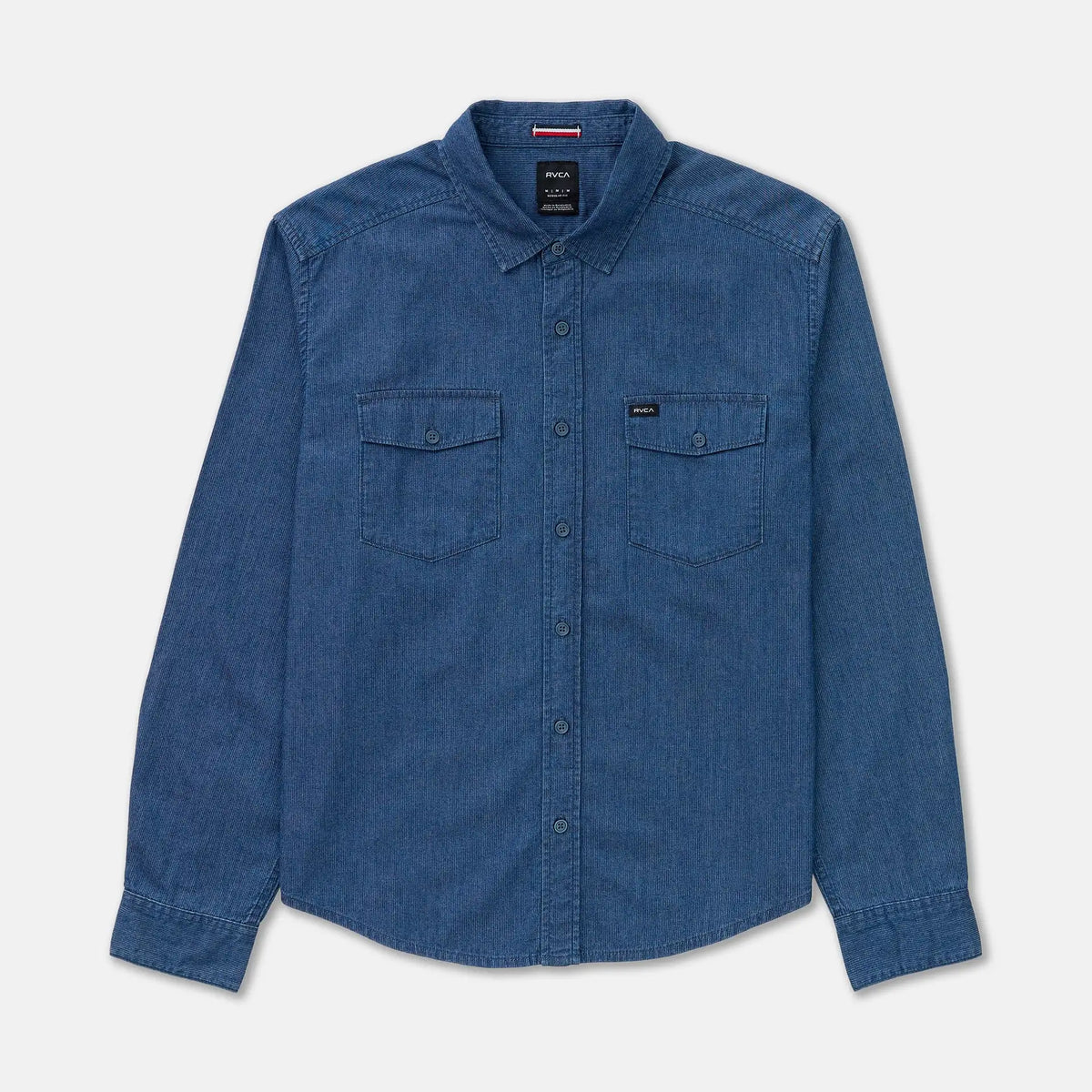 RVCA Mens Shirt Denim Days Long Sleeve