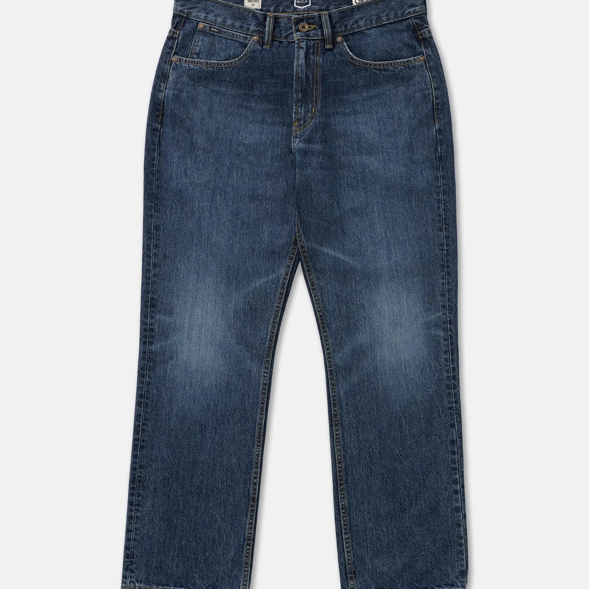 RVCA Mens Pants True RVCA Straight Fit Jean