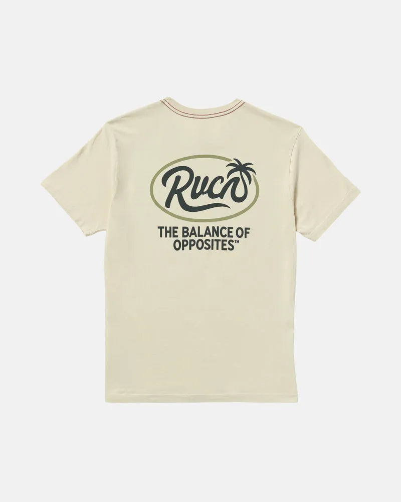 RVCA Mens Shirt Frond Script