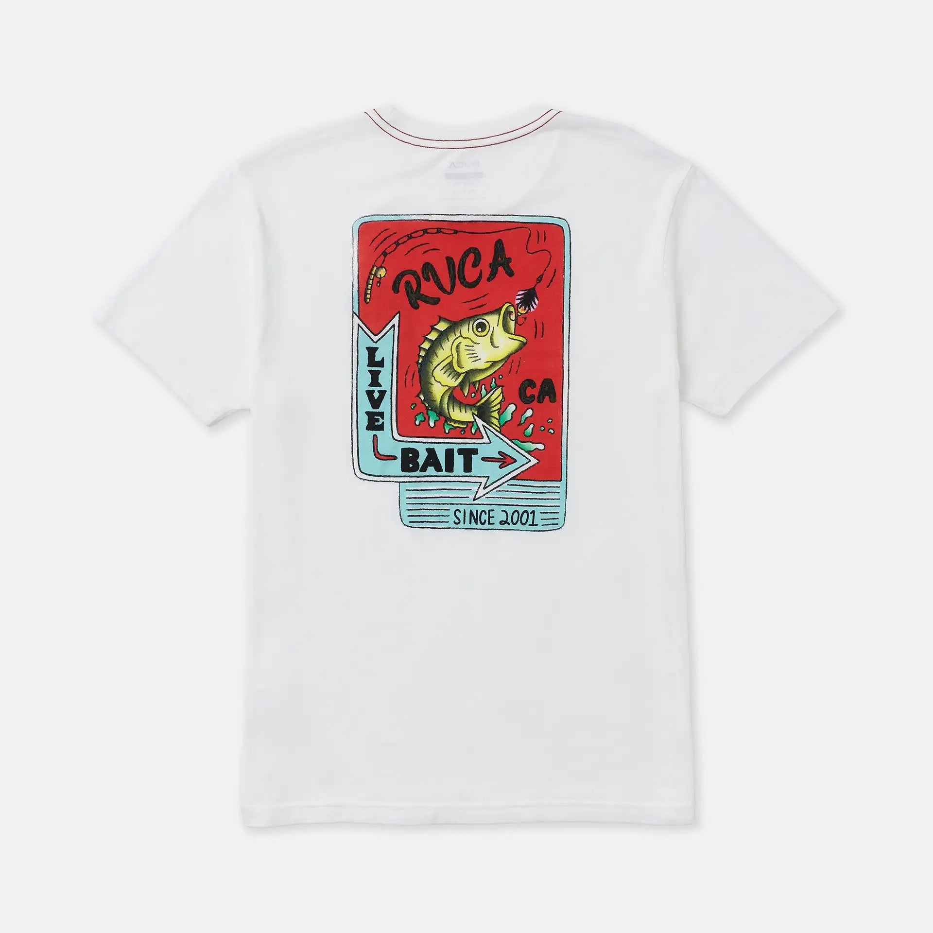 RVCA Mens Shirt Live Bait