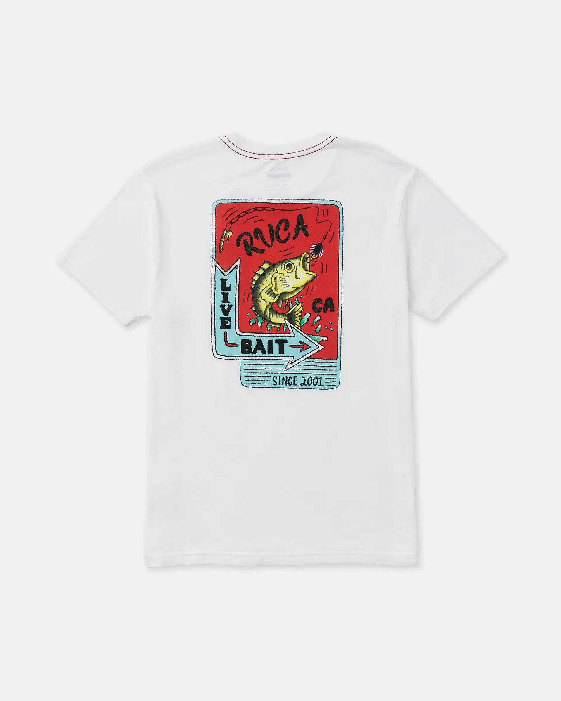 RVCA Mens Shirt Live Bait