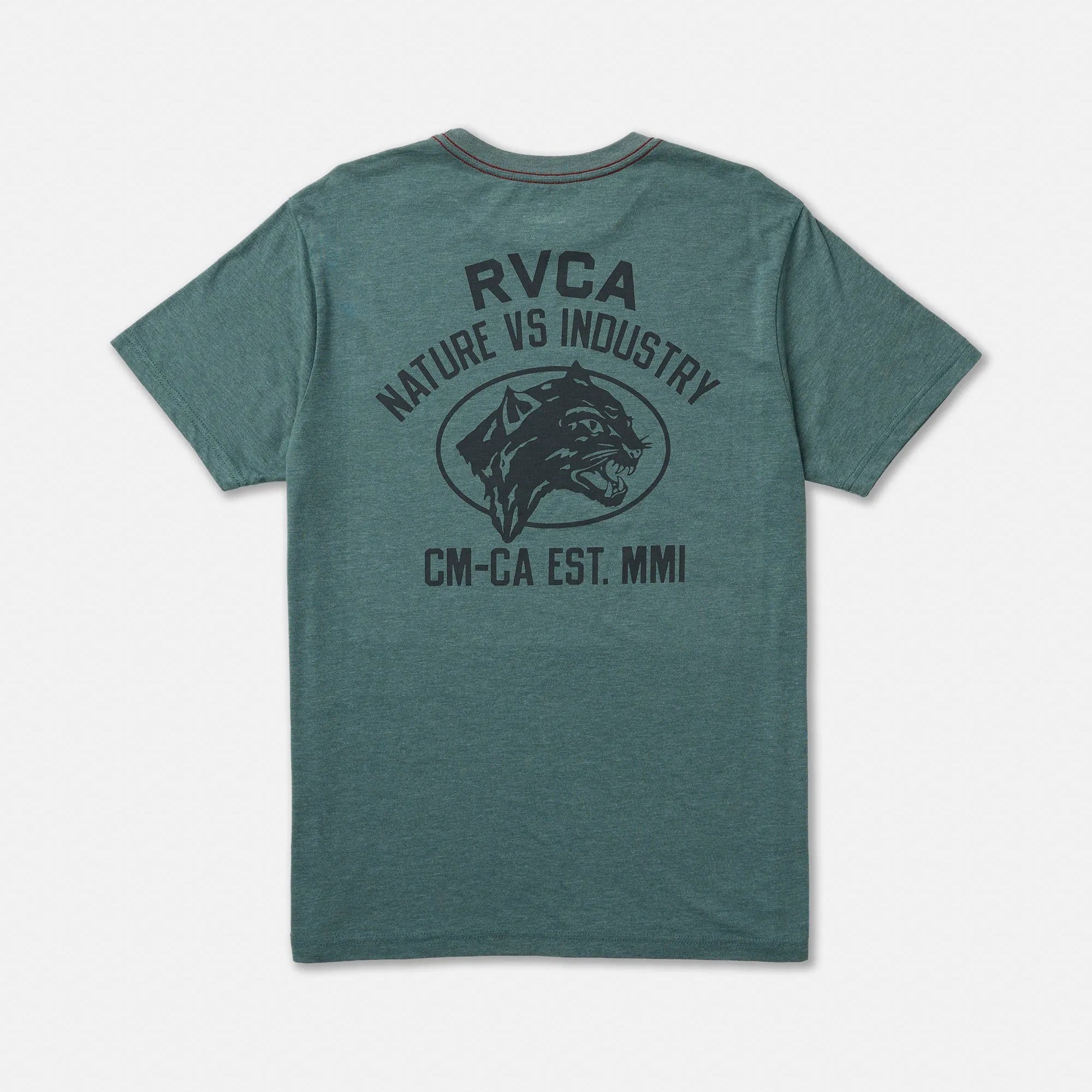 RVCA Mens Shirt Sky Cat