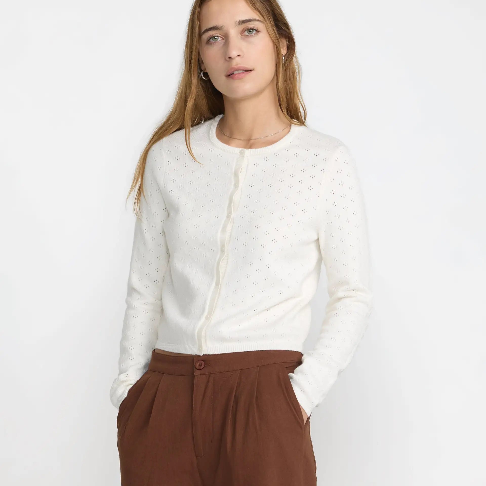 RVCA Womens Sweater Welcome Cardigan