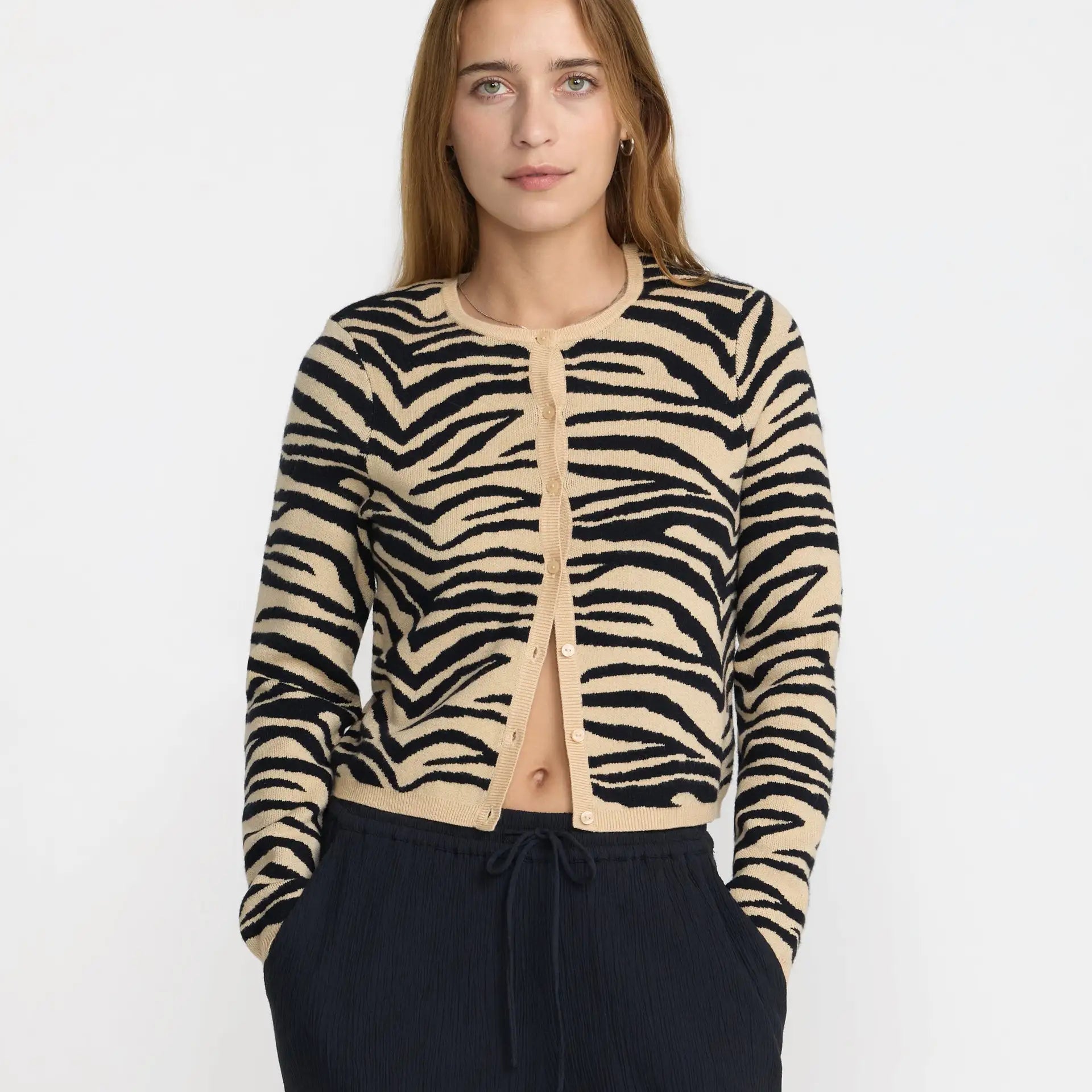 RVCA Womens Sweater Welcome Cardigan
