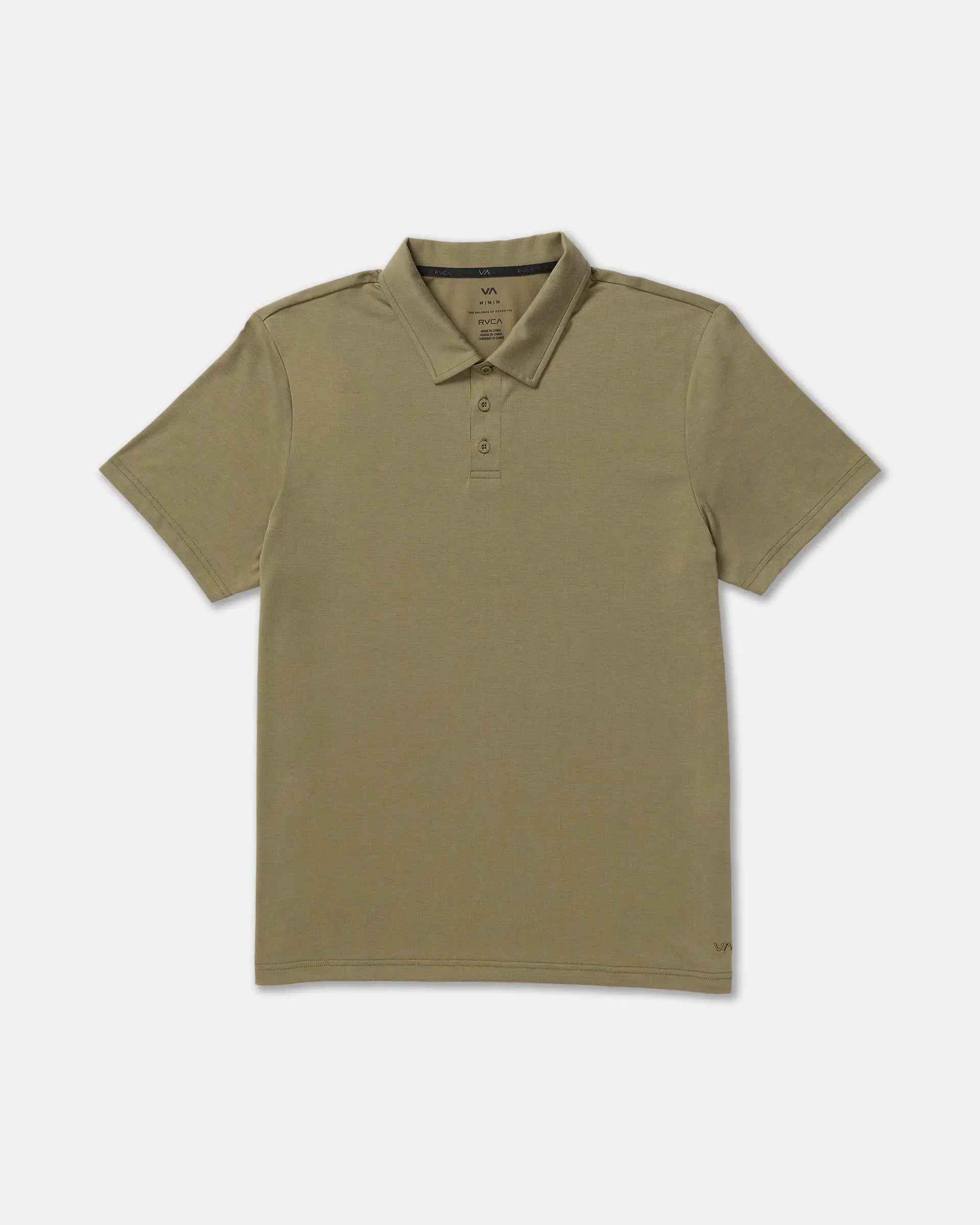 RVCA Mens Knit Balance Polo