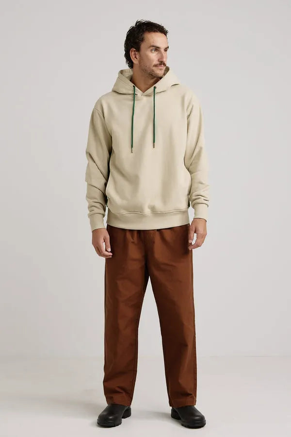 Rhythm Mens Sweatshirt Heavyweight Panel Hood