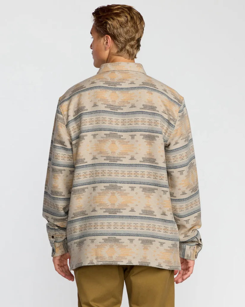 Billabong Mens Shirt Offshore Jacquard Long Sleeve Flannel
