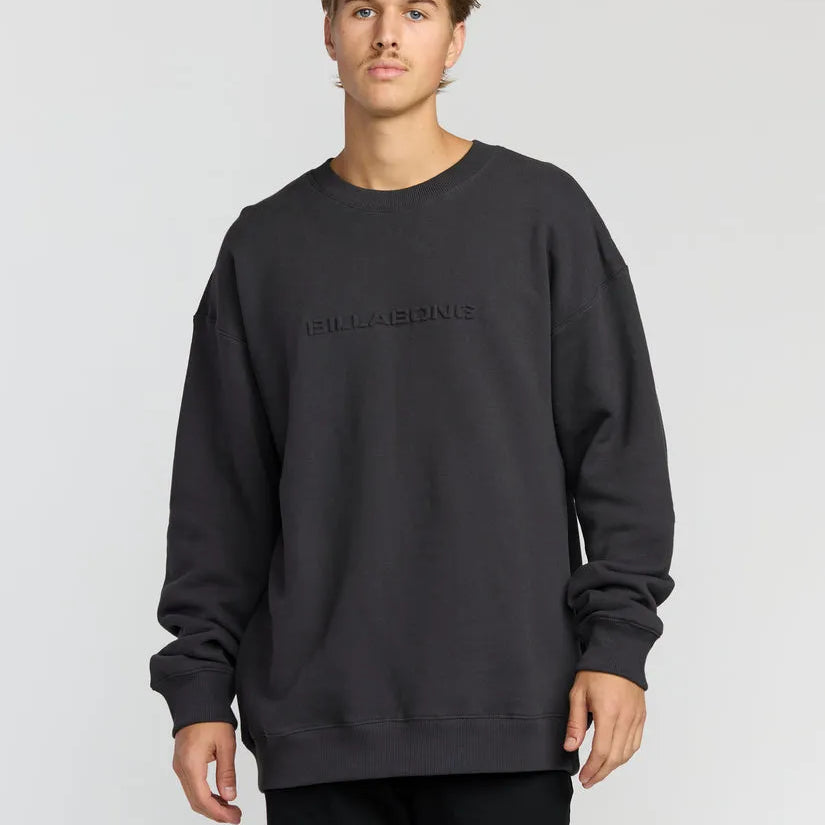 Billabong Mens Sweatshirt Iconic Emboss Crewneck