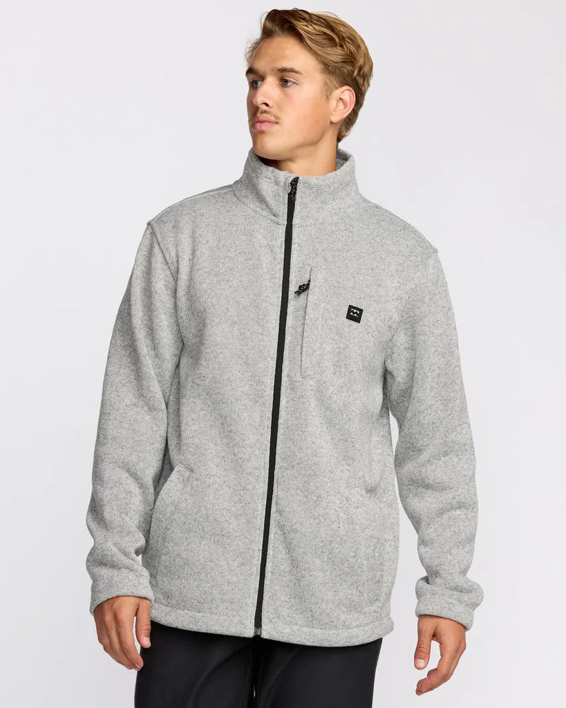 Billabong Mens Sweatshirt Boundary Mock Neck Zip