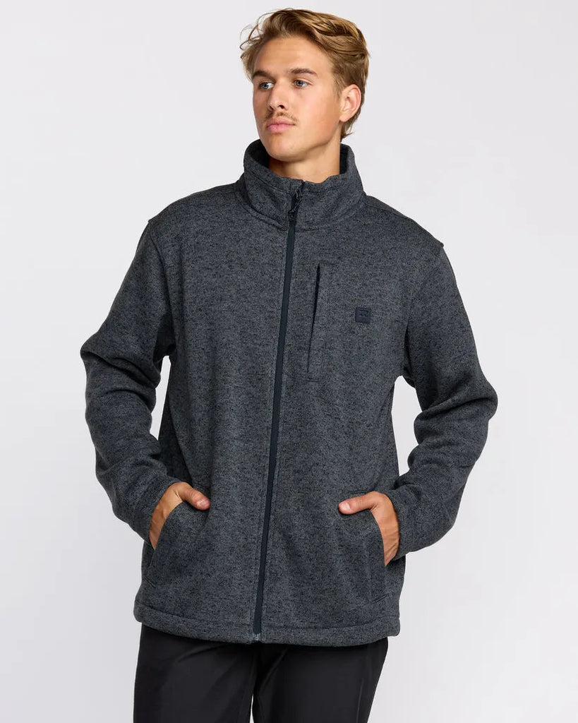 Billabong Mens Sweatshirt Boundary Mock Neck Zip