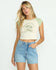 Billabong Womens Shirt Paradise Short Sleeve Raglan
