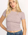 Billabong Womens Shirt Checked Out Knit