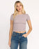 Billabong Womens Shirt Checked Out Knit