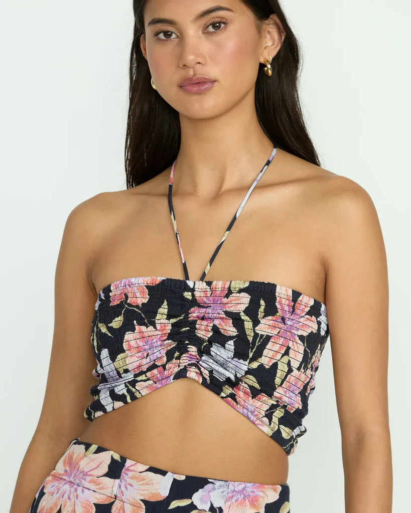Billabong Womens Tank Top Summer Sunshine Crop Top
