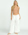 Billabong Womens Pants Beach Babe Cargo Elastic Waist