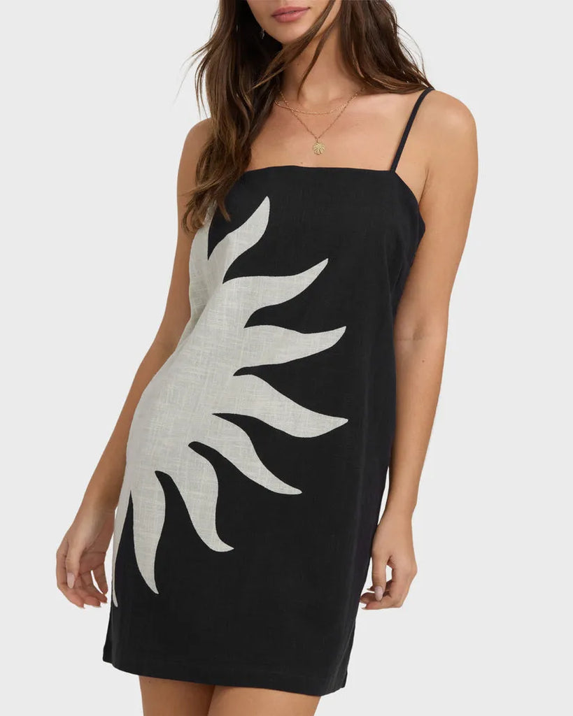 Billabong Womens Dress Sun Rays Mini