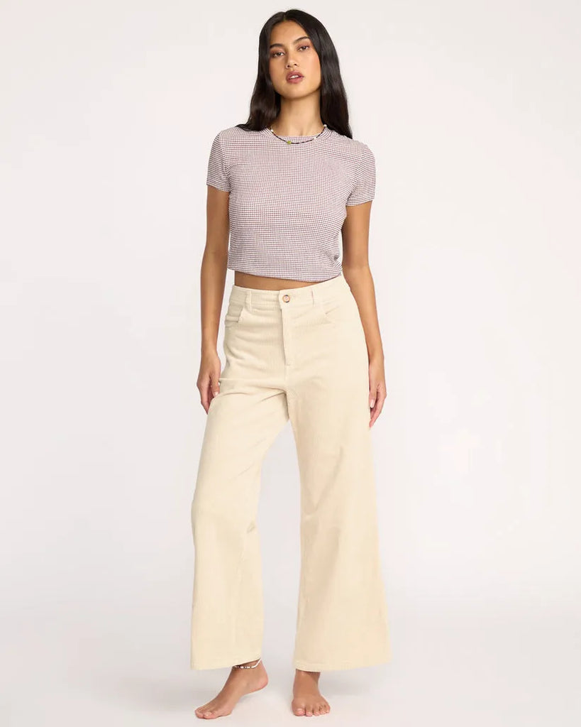 Billabong Womens Pants Free Fall High-Waist Cord
