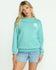 Billabong Womens Sweatshirt Check Yourself Crewneck