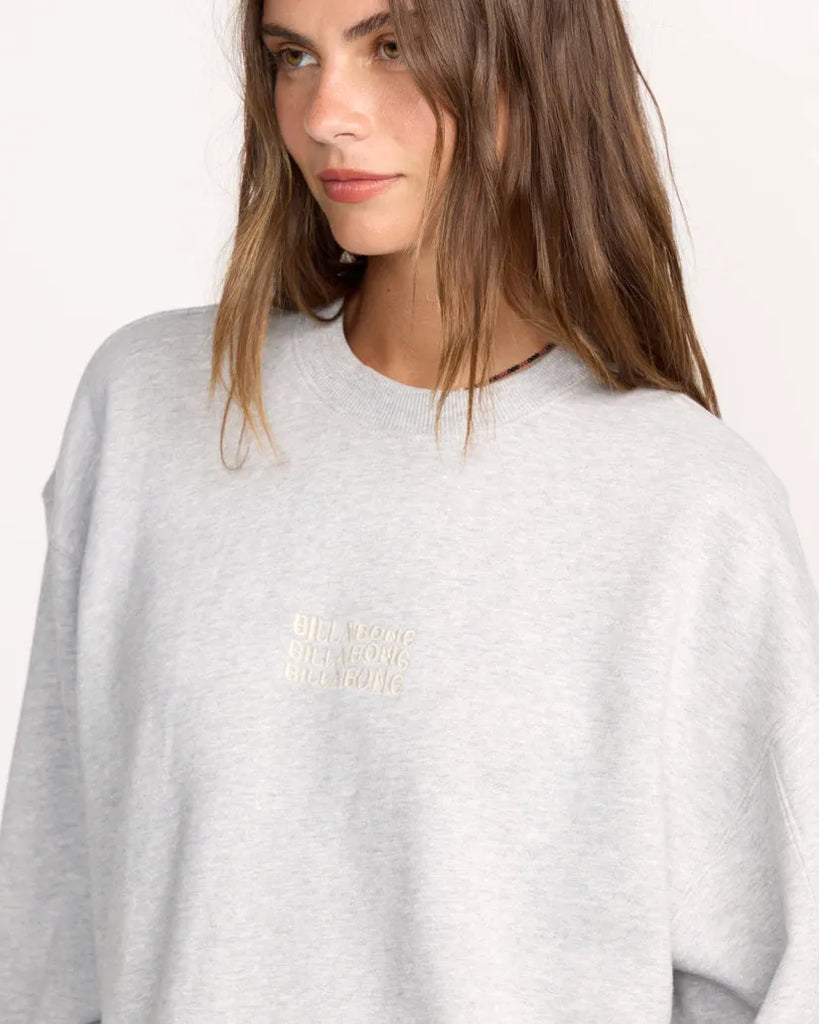 Billabong Womens Sweatshirt So Sunny Kendal Crewneck