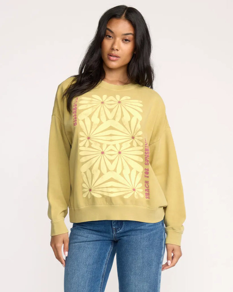 Billabong Womens Sweatshirt Echo Crewneck