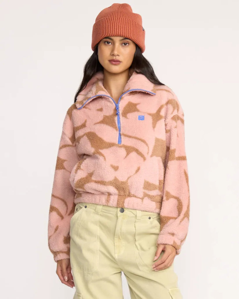 Billabong Womens Sweatshirt Barra Half Zip