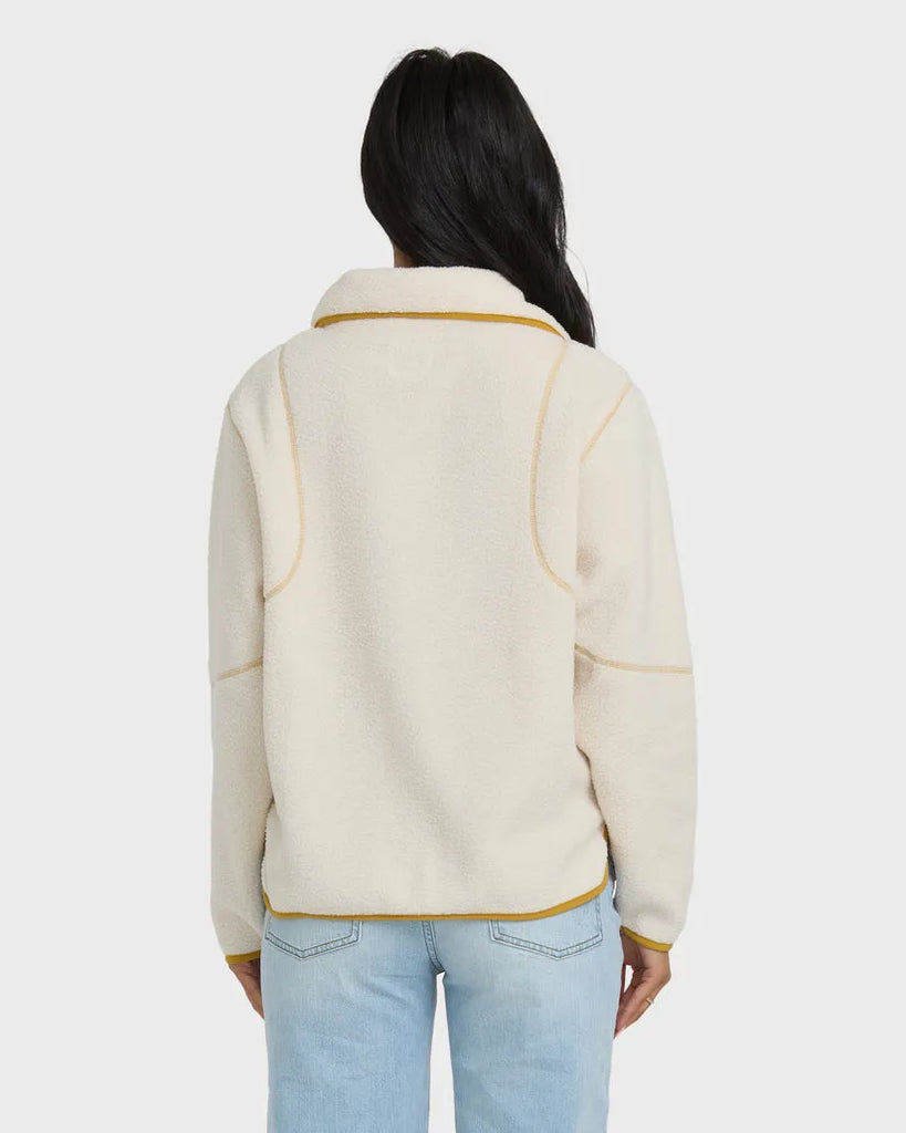 Billabong Womens Sweatshirt Streamer Half Snap
