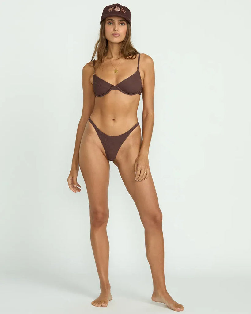 Billabong Womens Bikini Top Tanlines Morgan Underwire