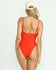 Billabong Womens Swimsuit Red Aloha Mika One-Piece